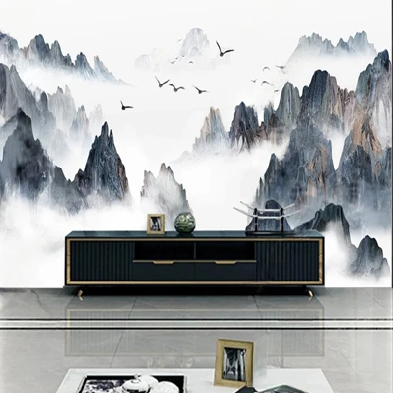 Custom 3D Landscape Wall Mural Wallpaper Chinese Style Mountain Painting Background Wall Art for Living Room Home Interior Decor
Custom 3D Landscape Wall Mural Wallpaper Chinese Style Mountain Painting Background Wall Art for Living Room Home Interior Decor