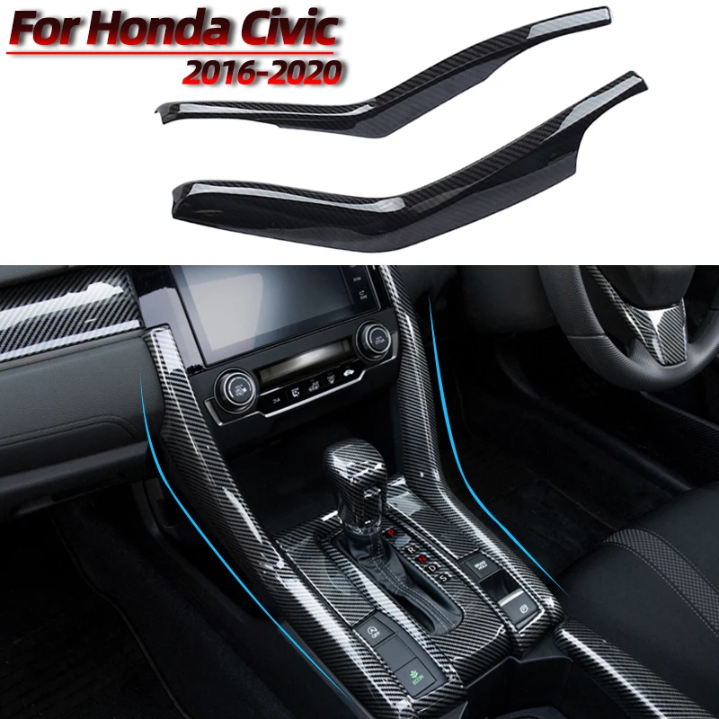 For Honda Civic 2016-2020 Car Interior Center Consoles ABS Carbon Fiber Cover Gear Panel Stickers Decorative Car Accessoriors
For Honda Civic 2016-2020 Car Interior Center Consoles ABS Carbon Fiber Cover Gear Panel Stickers Decorative Car Accessoriors