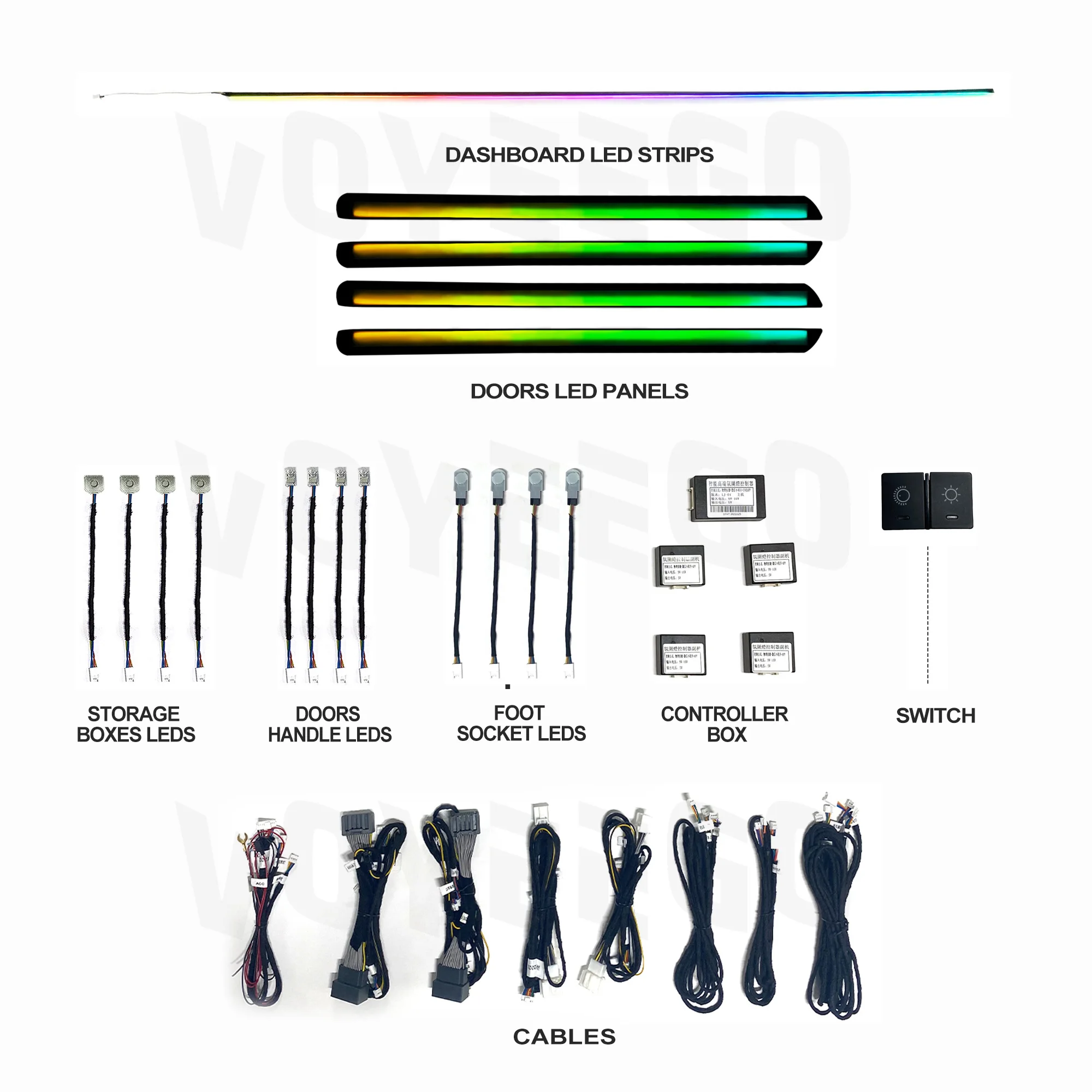 YZG Car Ambient Light LED Ambient Light Symphony Chasing Interior Atmosphere Light For Car Fit 2021-2022
YZG Car Ambient Light LED Ambient Light Symphony Chasing Interior Atmosphere Light For Car Fit 2021-2022