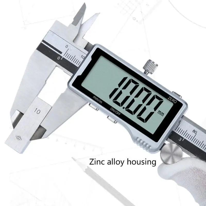 20RC Vernier Caliper 150 mm Digital Vernier-Calipers Micrometer steel Vernier Calipe
20RC Vernier Caliper 150 mm Digital Vernier-Calipers Micrometer steel Vernier Calipe