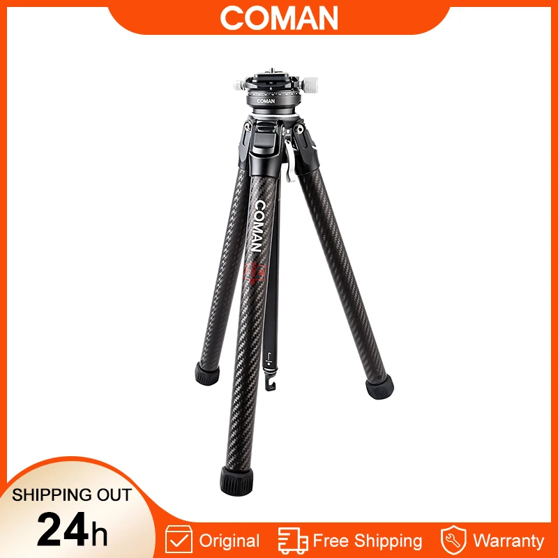 COMAN Zero X Carbon Fiber Lightweight Travel Tripod For DSLR Camera Photography With Ball Head Quick Release For Video Vlog
COMAN Zero X Carbon Fiber Lightweight Travel Tripod For DSLR Camera Photography With Ball Head Quick Release For Video Vlog