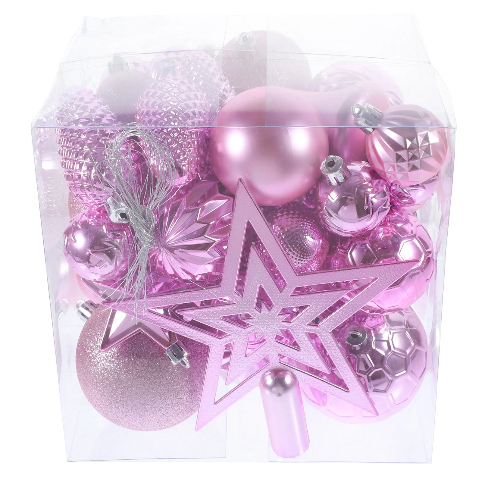 45pcs Tree Ornaments Set Star Decorations Balls Pendant Home Party Xmas Supplies Festive Hanging Gifts Christmas
45pcs Tree Ornaments Set Star Decorations Balls Pendant Home Party Xmas Supplies Festive Hanging Gifts Christmas