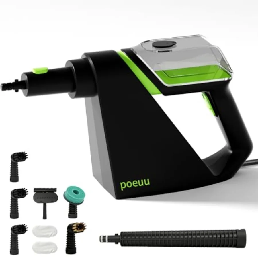 Handheld Steam Cleaner for Home 10s Fast Heat Up Steamer 1500W Portable Steam Cleaning with Dual Safety Lock 400ml Large Water
Handheld Steam Cleaner for Home 10s Fast Heat Up Steamer 1500W Portable Steam Cleaning with Dual Safety Lock 400ml Large Water