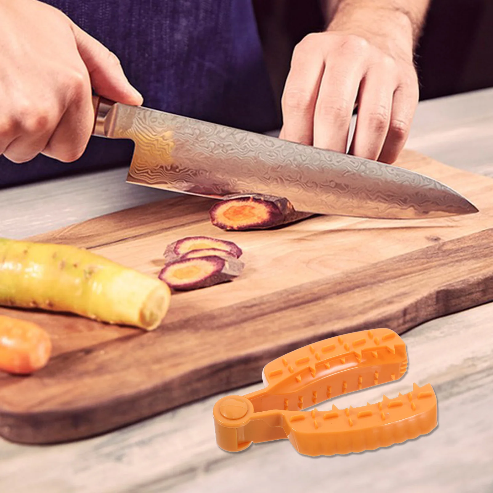 2pcs Finger Protector Reusable Plastic Guard For Cutting Kitchen Safety Vegetable Chopping Dicing Tool Kitchen Supply Cooking 
2pcs Finger Protector Reusable Plastic Guard For Cutting Kitchen Safety Vegetable Chopping Dicing Tool Kitchen Supply Cooking