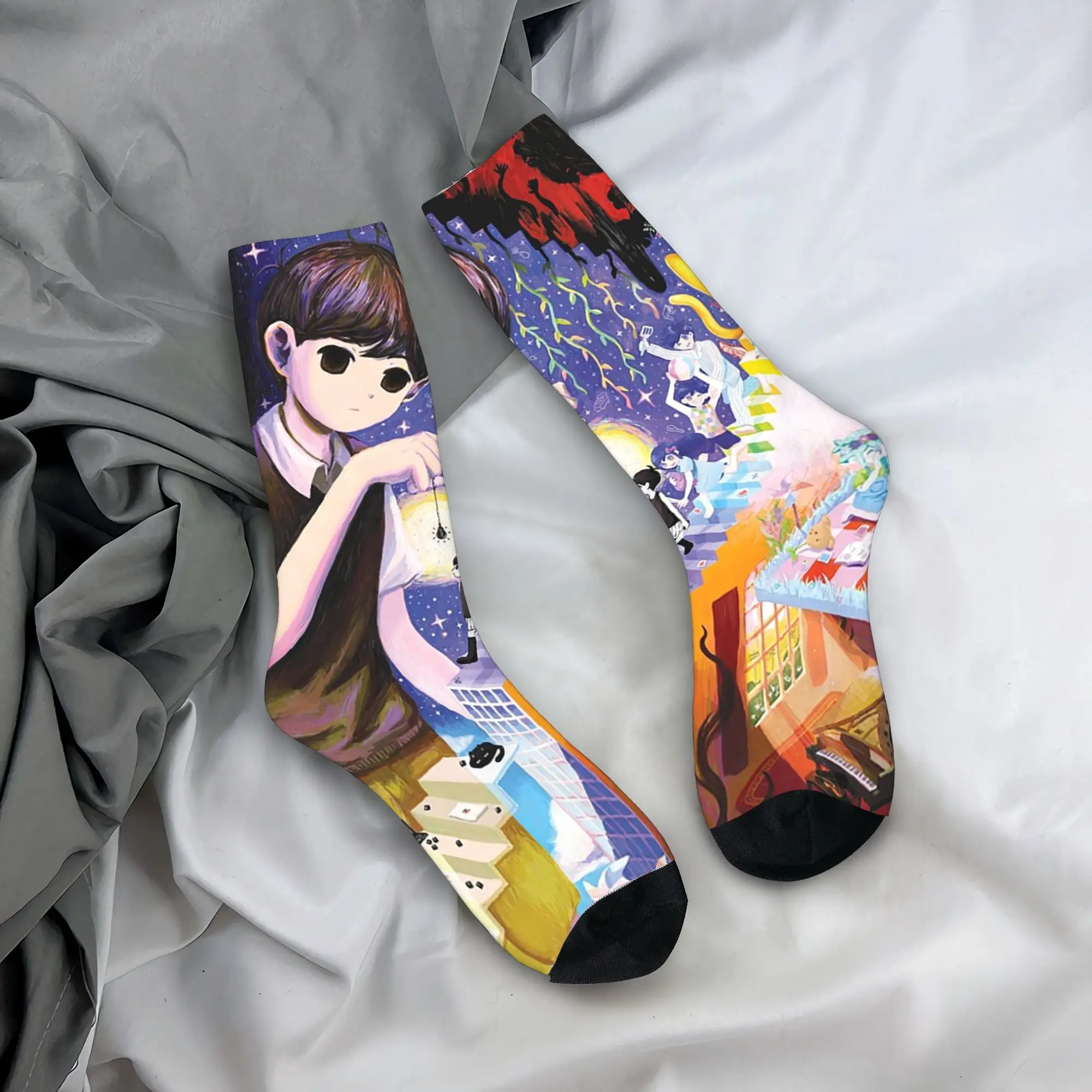 All Seasons Crew Stockings Omori Vintage Game Socks Harajuku Hip Hop Long Socks Accessories for Men Women Birthday Present
All Seasons Crew Stockings Omori Vintage Game Socks Harajuku Hip Hop Long Socks Accessories for Men Women Birthday Present
