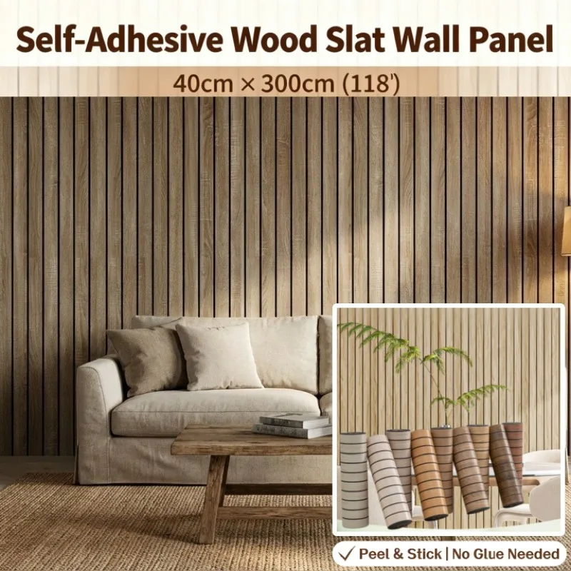 3D Wood Grain Peel and Stick Wall Panel Self-Adhesive Texture Wallpaper for Bedrooms, TV Background, Ceiling Decorative Stickers
3D Wood Grain Peel and Stick Wall Panel Self-Adhesive Texture Wallpaper for Bedrooms, TV Background, Ceiling Decorative Stickers