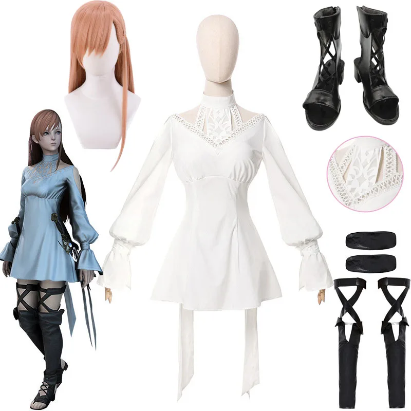 FF14 Ryne Minfilia Cosplay Costume 2022 FINAL FANTASY XIV White Cute Lace Dress Game Cosplay Women Christmas Party New
FF14 Ryne Minfilia Cosplay Costume 2022 FINAL FANTASY XIV White Cute Lace Dress Game Cosplay Women Christmas Party New