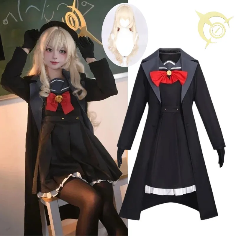 Anime Blue Archive Professor Smug Cosplay Costume Dress Headwear Wig Suit for Women Halloween Carnival Party Roleplay Outfit
Anime Blue Archive Professor Smug Cosplay Costume Dress Headwear Wig Suit for Women Halloween Carnival Party Roleplay Outfit