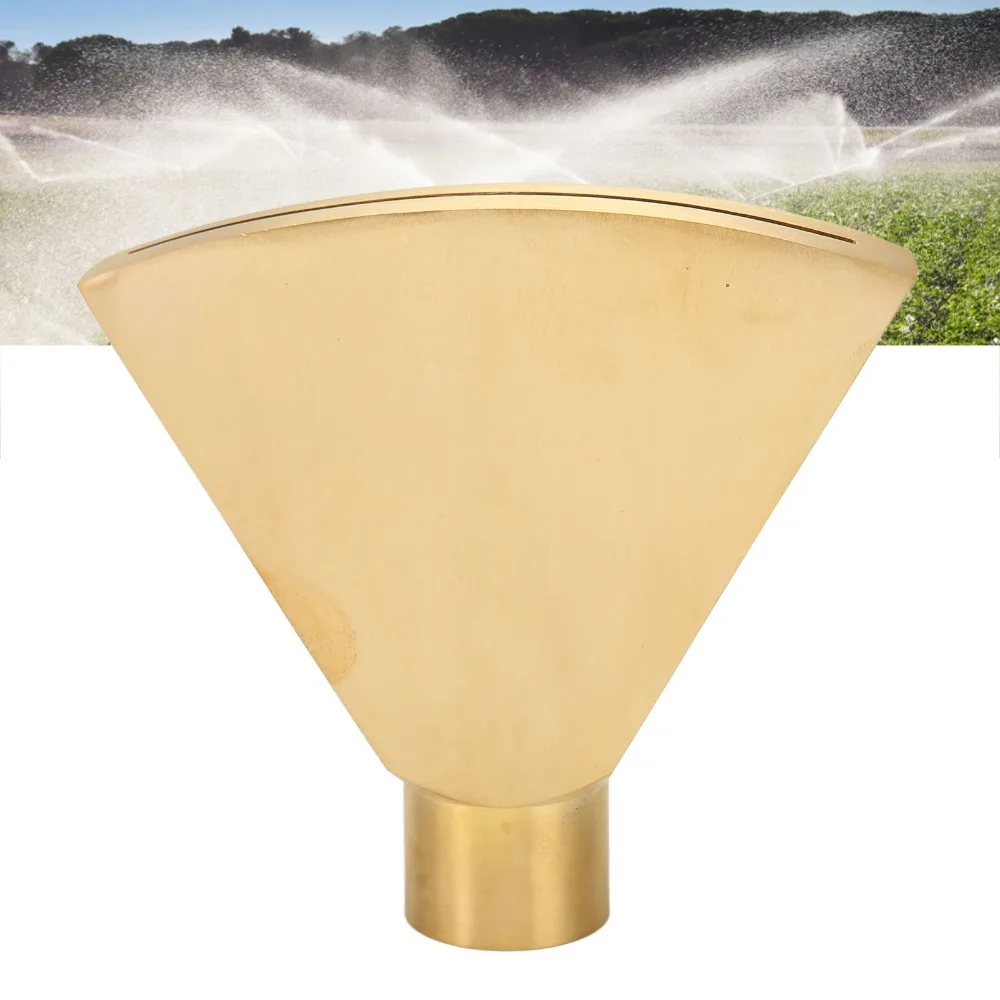 Brass Fan Shaped Fountain Nozzle G1 Inch Gold Fountain Nozzle Easy Installation Flat Heads Water Fountain Spray Head
Brass Fan Shaped Fountain Nozzle G1 Inch Gold Fountain Nozzle Easy Installation Flat Heads Water Fountain Spray Head
