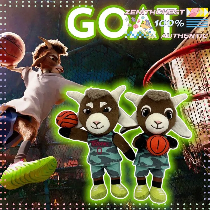 Оригинальная плюшевая игрушка GOAT, вдохновленная анимационным фильмом «Команда мечты», коллекционная мягкая игрушка-козел.
Оригинальная плюшевая игрушка GOAT, вдохновленная анимационным фильмом «Команда мечты», коллекционная мягкая игрушка-козел.