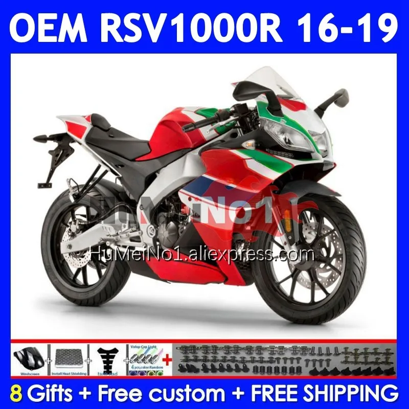 Injection Bodys For Aprilia RSV 1000 R RR Green red 1000R 316No.4 RSV1000 16 17 18 19 RSV1000RR 2016 2017 2018 2019 Fairing
Injection Bodys For Aprilia RSV 1000 R RR Green red 1000R 316No.4 RSV1000 16 17 18 19 RSV1000RR 2016 2017 2018 2019 Fairing