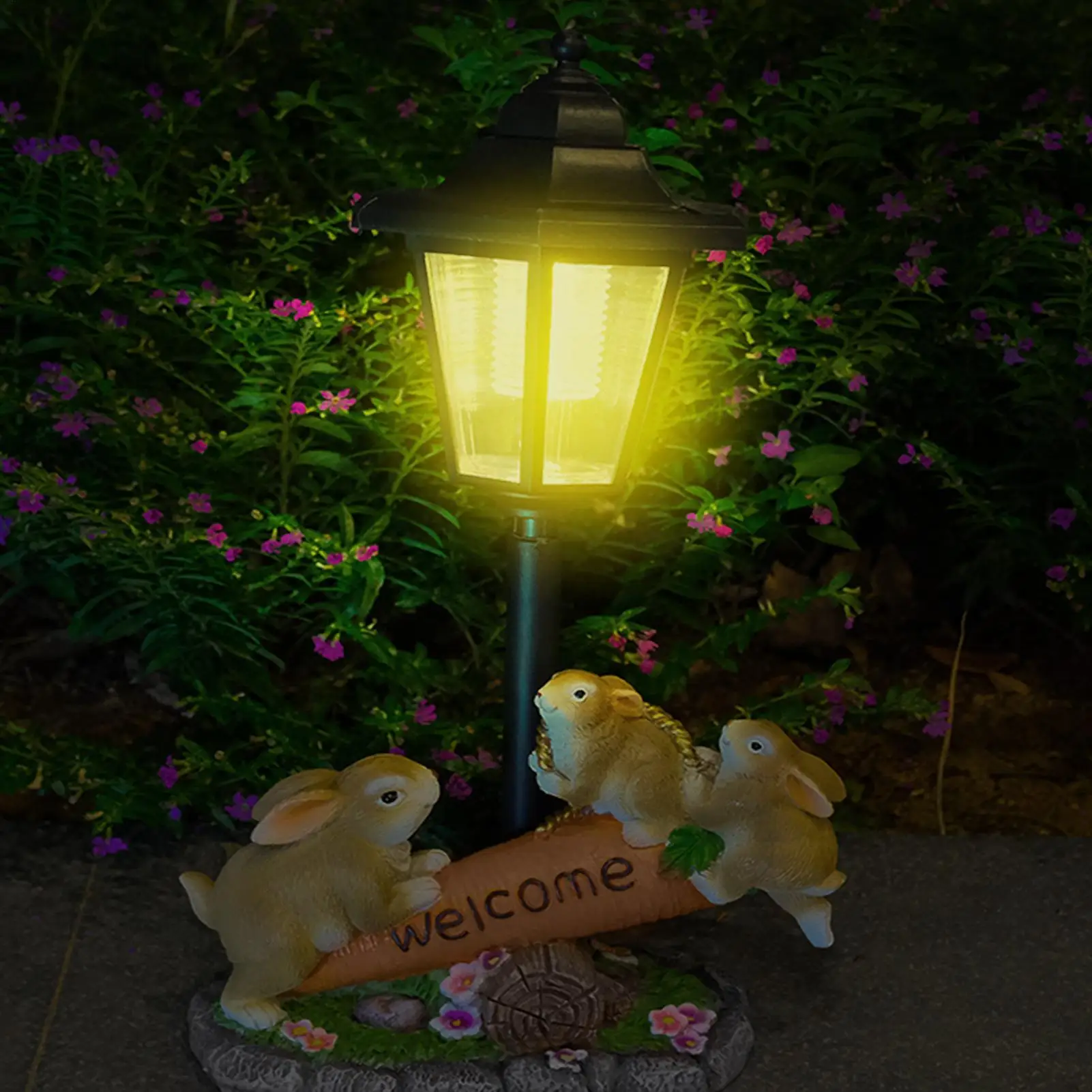 Bunny Garden Statue Solar Animal Figurines With Light Cute Resin Ornaments Statue Decorative Figurines For Balcony Garden Yard
Bunny Garden Statue Solar Animal Figurines With Light Cute Resin Ornaments Statue Decorative Figurines For Balcony Garden Yard