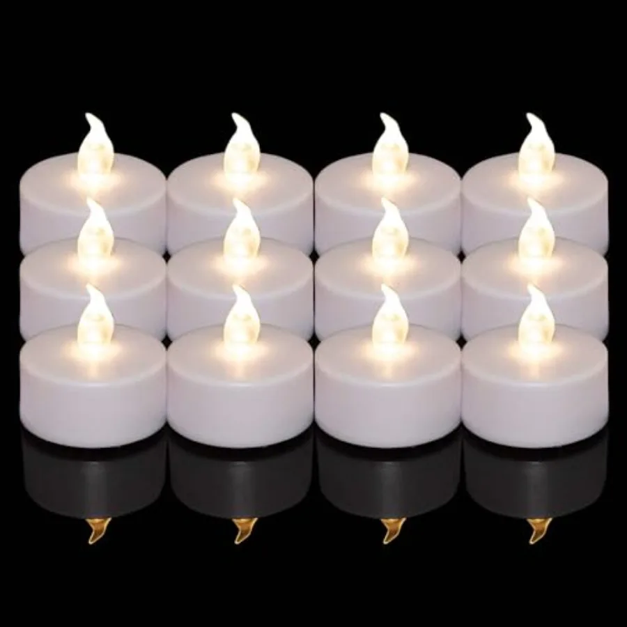 Battery Operated LED Tea Lights:200 Pack LED Flameless Bright Flickering Candles Long Lasting 200+ Hours Electric Candle in Ide
Battery Operated LED Tea Lights:200 Pack LED Flameless Bright Flickering Candles Long Lasting 200+ Hours Electric Candle in Ide