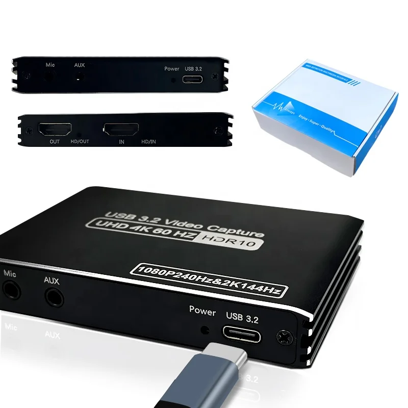 Justlink 4K USB3.2 Video Capture Card 1080P Loopout Video Recorder Game Computer Accessories
Justlink 4K USB3.2 Video Capture Card 1080P Loopout Video Recorder Game Computer Accessories