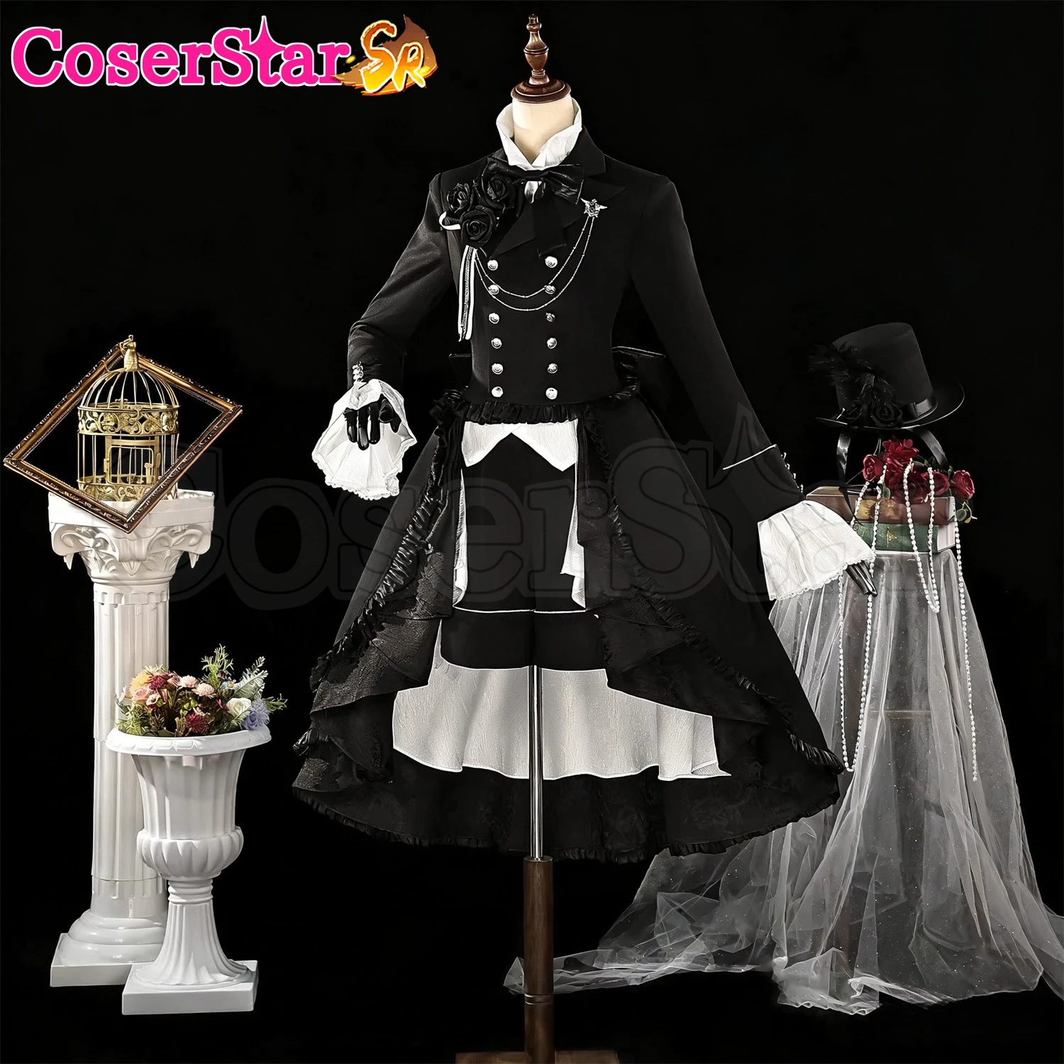 CoserStar-SR Anime Game Black Butler Ciel Phantomhive Cosplay Costume Suits Carnival Comic Role Play Uniform Prop
CoserStar-SR Anime Game Black Butler Ciel Phantomhive Cosplay Costume Suits Carnival Comic Role Play Uniform Prop