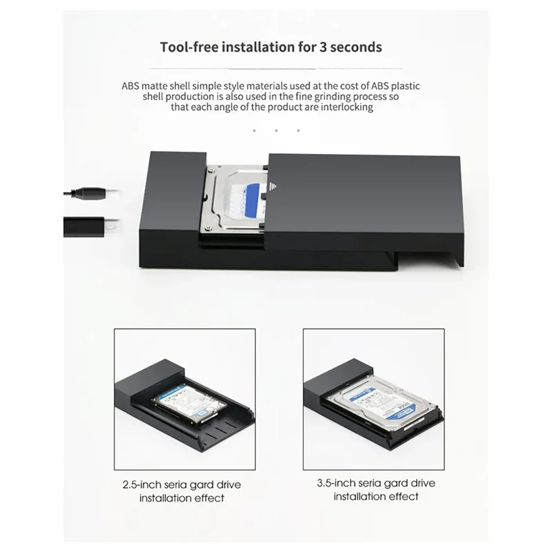 ULBS 3,5-дюймовый 2,5-дюймовый жесткий диск SATA USB3.0 высокоскоростная передача без инструментов для ноутбука мобильный жесткий диск
ULBS 3,5-дюймовый 2,5-дюймовый жесткий диск SATA USB3.0 высокоскоростная передача без инструментов для ноутбука мобильный жесткий диск