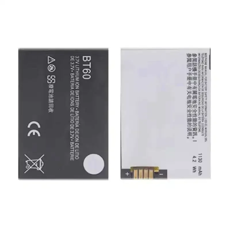 BT60 Battery For Motorola C168 W218 W208 W210 A1210 A3000 BT60 ME511 ME502 Q8 V360 V361i V980 C975 E1000 A732 C168
BT60 Battery For Motorola C168 W218 W208 W210 A1210 A3000 BT60 ME511 ME502 Q8 V360 V361i V980 C975 E1000 A732 C168