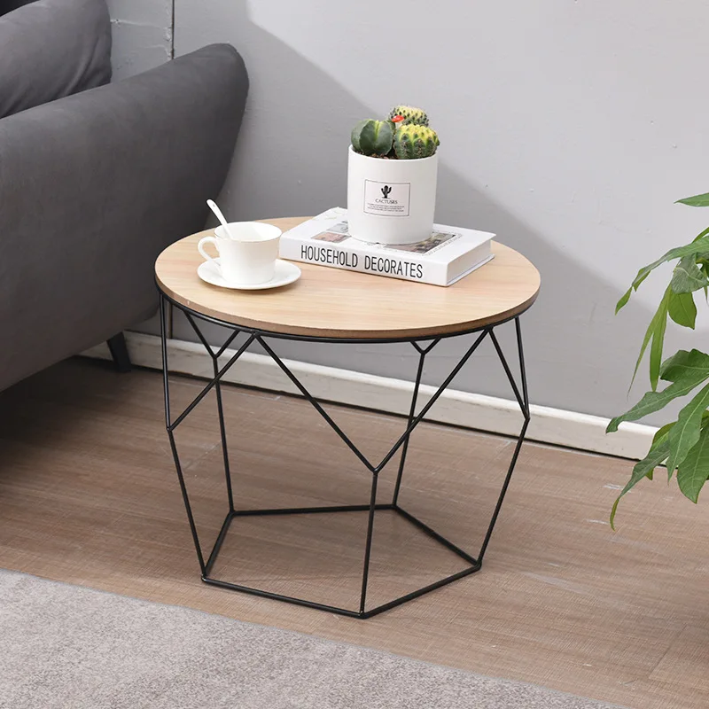Amazon Wholesale Office Geometric Creative Tea Table Iron Frame Wooden Craft Small Coffee Table Living Room Decoration Small Rou
Amazon Wholesale Office Geometric Creative Tea Table Iron Frame Wooden Craft Small Coffee Table Living Room Decoration Small Rou