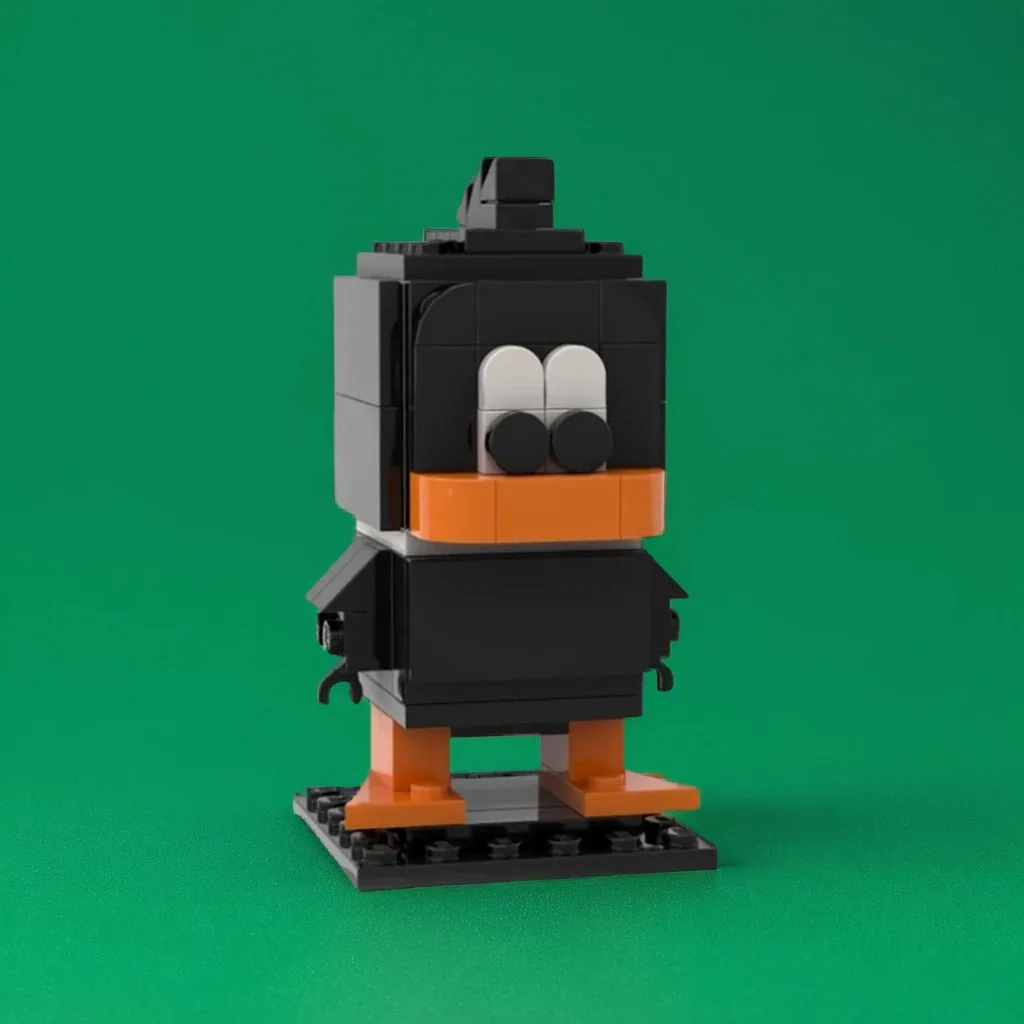 80 шт., Daffyer Duck BrickHeadz MOC, классический персонаж мультяшной утки, образовательное здание, блоки «сделай сам», игрушки на день рождения, подарок
80 шт., Daffyer Duck BrickHeadz MOC, классический персонаж мультяшной утки, образовательное здание, блоки «сделай сам», игрушки на день рождения, подарок
