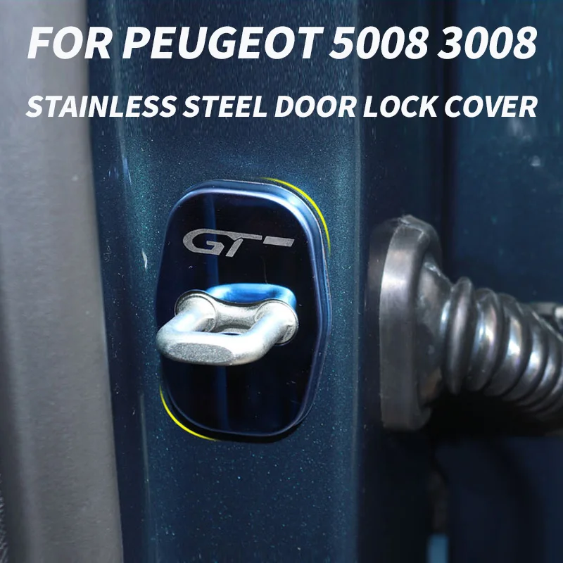 Car Stainless steel Door Lock Cover For Peugeot 5008 3008 3008GT 2008 508 408 308 208 Door Lock Protection Cap Case Accessories
Car Stainless steel Door Lock Cover For Peugeot 5008 3008 3008GT 2008 508 408 308 208 Door Lock Protection Cap Case Accessories