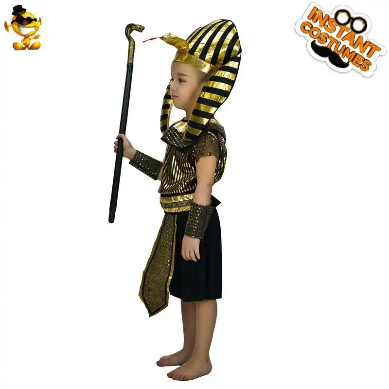 Children's Halloween Egyptian Pharaoh Costume Boys Traditional Ethnic Stage Performance Clothing Unisex Spring Season
Children's Halloween Egyptian Pharaoh Costume Boys Traditional Ethnic Stage Performance Clothing Unisex Spring Season