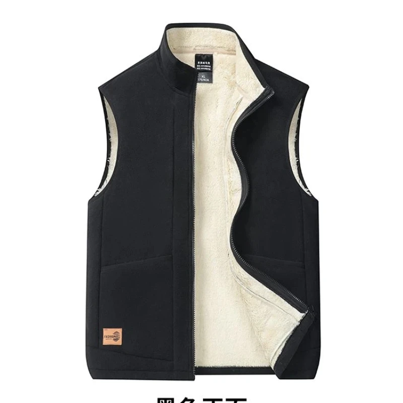 Бархатный жилет ягненка, мужской утолщенный двусторонний бархатный флисовый теплый зимний жилет, куртка
Бархатный жилет ягненка, мужской утолщенный двусторонний бархатный флисовый теплый зимний жилет, куртка