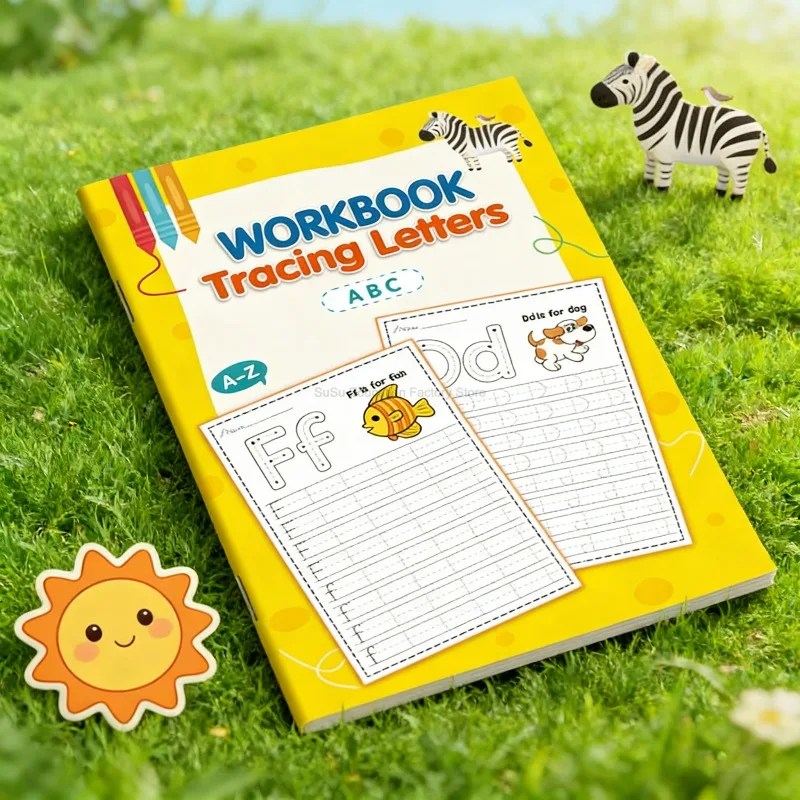 26 Letter Uppercase and Lowercase, English Red Book, Pen Control Training, Children's Handwriting Practice Early Education Book
26 Letter Uppercase and Lowercase, English Red Book, Pen Control Training, Children's Handwriting Practice Early Education Book