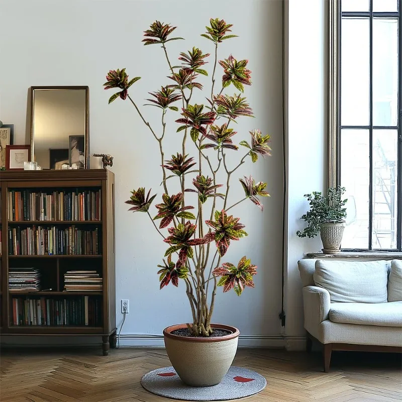 Fake tree large variable-leaf wood simulated green plant high-grade living room floor ornament
Fake tree large variable-leaf wood simulated green plant high-grade living room floor ornament