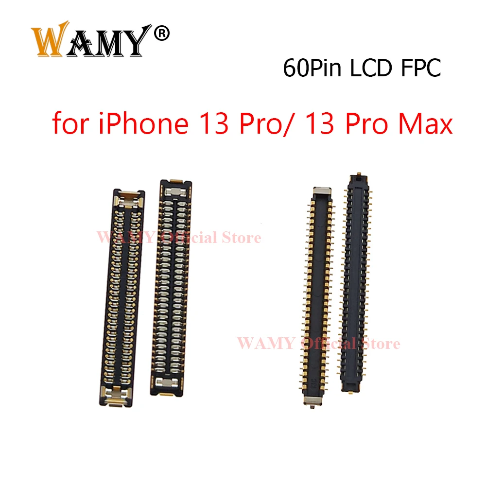 WAMY 60-контактный разъем FPC для ЖК-экрана для iPhone 13 Pro 13Pro/iPhone 13 Pro Max, разъем на плате
WAMY 60-контактный разъем FPC для ЖК-экрана для iPhone 13 Pro 13Pro/iPhone 13 Pro Max, разъем на плате