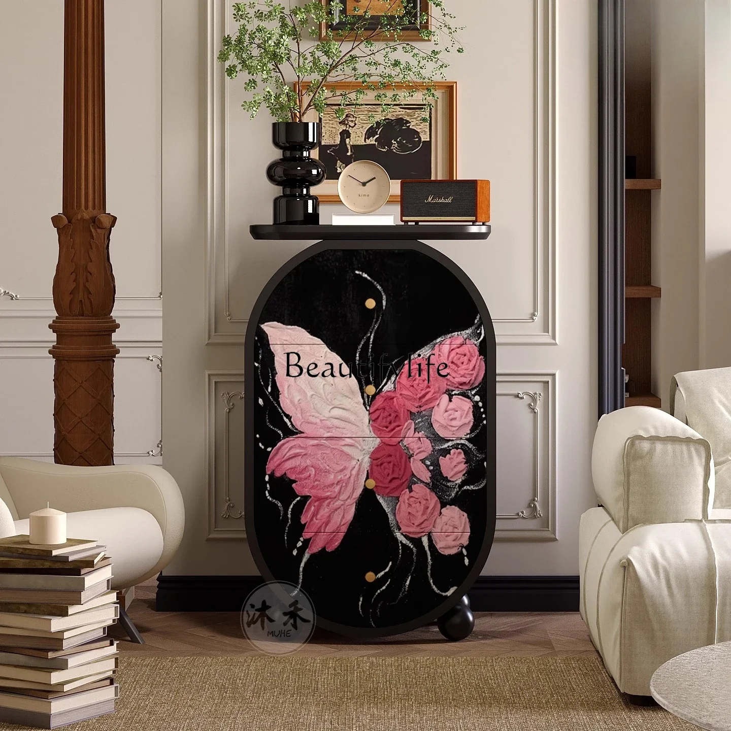 ls 51 French modern style solid wood bucket cabinet living room wall storage cabinet
ls 51 French modern style solid wood bucket cabinet living room wall storage cabinet