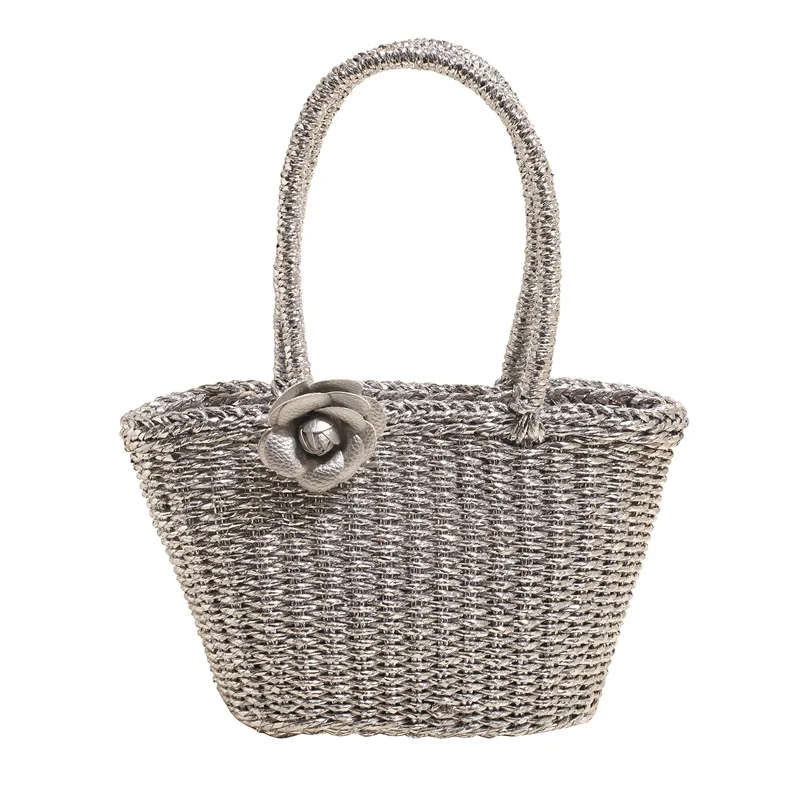 Women Straw Woven Handbag New Fashion Flower Straw Woven Bucket Bag Silver Woven Beach Bag Luxury Handbag Buy A Vegetable Basket
Women Straw Woven Handbag New Fashion Flower Straw Woven Bucket Bag Silver Woven Beach Bag Luxury Handbag Buy A Vegetable Basket