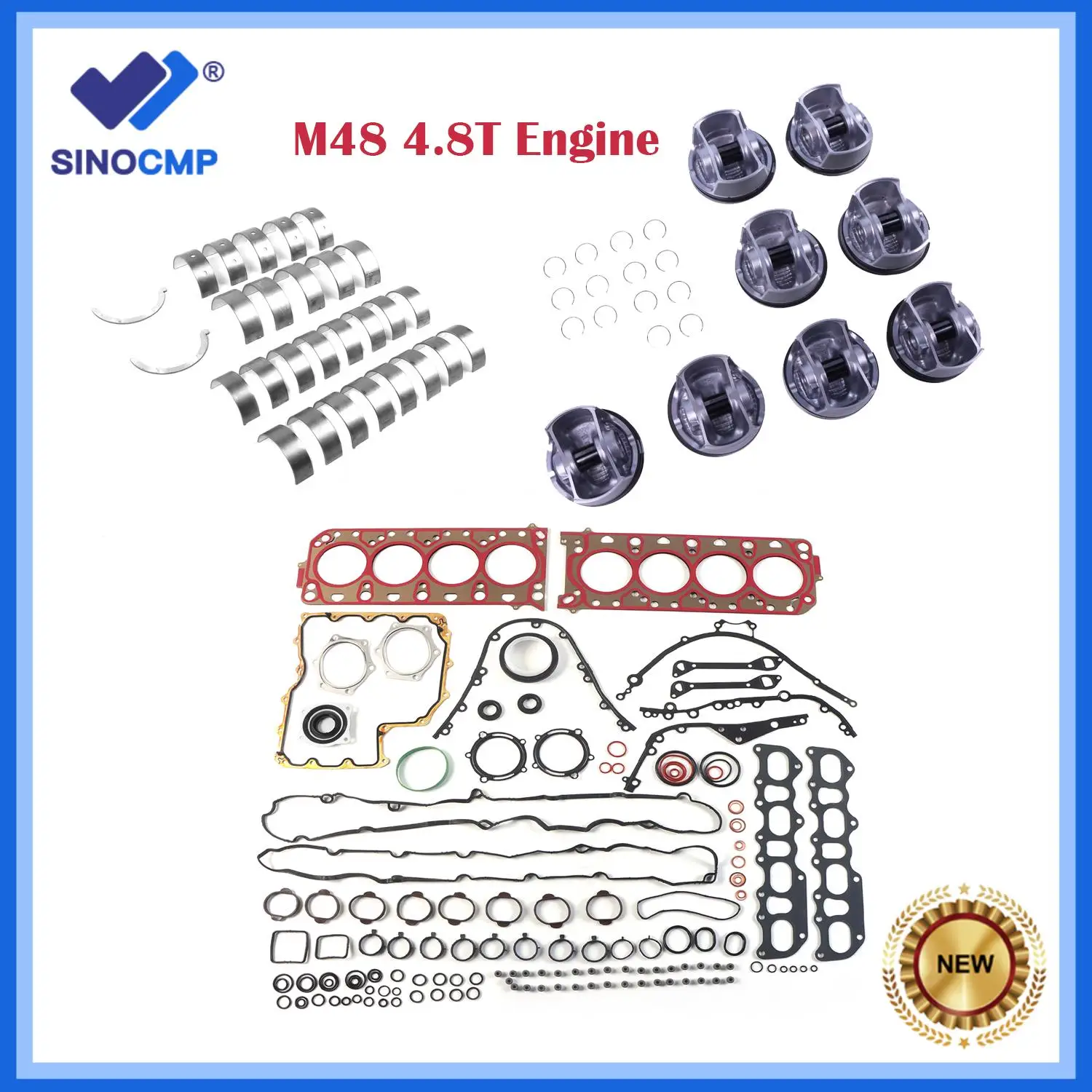 1set M48 4.8T Engine Rebuild Overhaul Kit Piston & Gasket Kit & Bearing For Porsche Panamera Cayenne 9PA 92A 970 955 94810304667
1set M48 4.8T Engine Rebuild Overhaul Kit Piston & Gasket Kit & Bearing For Porsche Panamera Cayenne 9PA 92A 970 955 94810304667