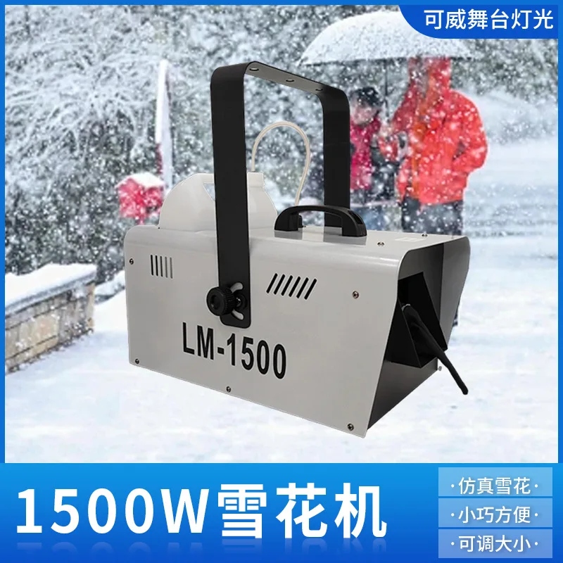 1500W Small Snowflake Maker Snow Spray Snow Simulation Stage Outdoor Performance Christmas Wedding Fake Snow Machine
1500W Small Snowflake Maker Snow Spray Snow Simulation Stage Outdoor Performance Christmas Wedding Fake Snow Machine