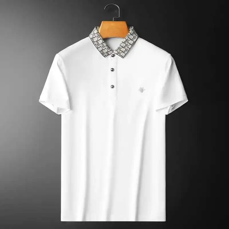 Summer Men Short Sleeve Polo Contrast Color Letter Printing Lapel Top Korean Slim Knit Men Polo Quality Tee Shirt Camisa Hombre
Summer Men Short Sleeve Polo Contrast Color Letter Printing Lapel Top Korean Slim Knit Men Polo Quality Tee Shirt Camisa Hombre