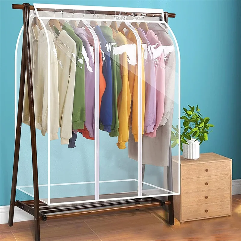 Garment Coat Dust Moisture proof Protection Transparent Square Full Cover for Floor-standing Drying Rack for Clothes
Garment Coat Dust Moisture proof Protection Transparent Square Full Cover for Floor-standing Drying Rack for Clothes