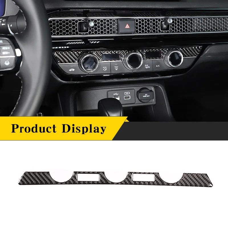 For Honda Civic 2022 Soft Carbon Fiber Car Styling Air Conditioning Switch Panel Sticker Car Interior Modification Accessories
For Honda Civic 2022 Soft Carbon Fiber Car Styling Air Conditioning Switch Panel Sticker Car Interior Modification Accessories