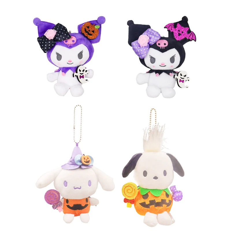 Sanrio Kuromi Cinnamoroll Pochacco Halloween Pumpkin Candy Shaped Doll Cartoon Plush Pendant Holiday Decoration Kid Toy Gifts 
Sanrio Kuromi Cinnamoroll Pochacco Halloween Pumpkin Candy Shaped Doll Cartoon Plush Pendant Holiday Decoration Kid Toy Gifts