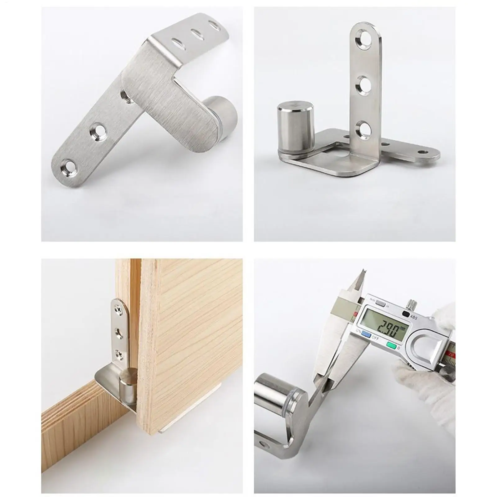 Door Pivoting Hardware 2 Pieces Heavy Duty Cabinet Door Hinge 270-Degree Rotation Shaft Fittings Bookcase Hardware For Home Shed
Door Pivoting Hardware 2 Pieces Heavy Duty Cabinet Door Hinge 270-Degree Rotation Shaft Fittings Bookcase Hardware For Home Shed