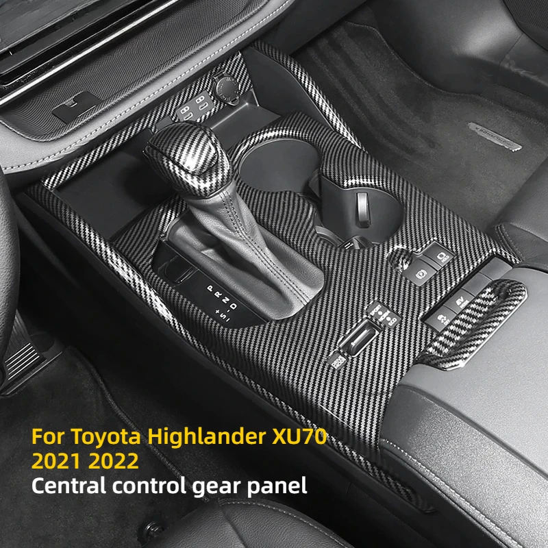 For Toyota Highlander XU70 2021 2022 Carbon Fiber Car Central Control Gear Panel Decorative Frame Sticker Interior Accessories
For Toyota Highlander XU70 2021 2022 Carbon Fiber Car Central Control Gear Panel Decorative Frame Sticker Interior Accessories