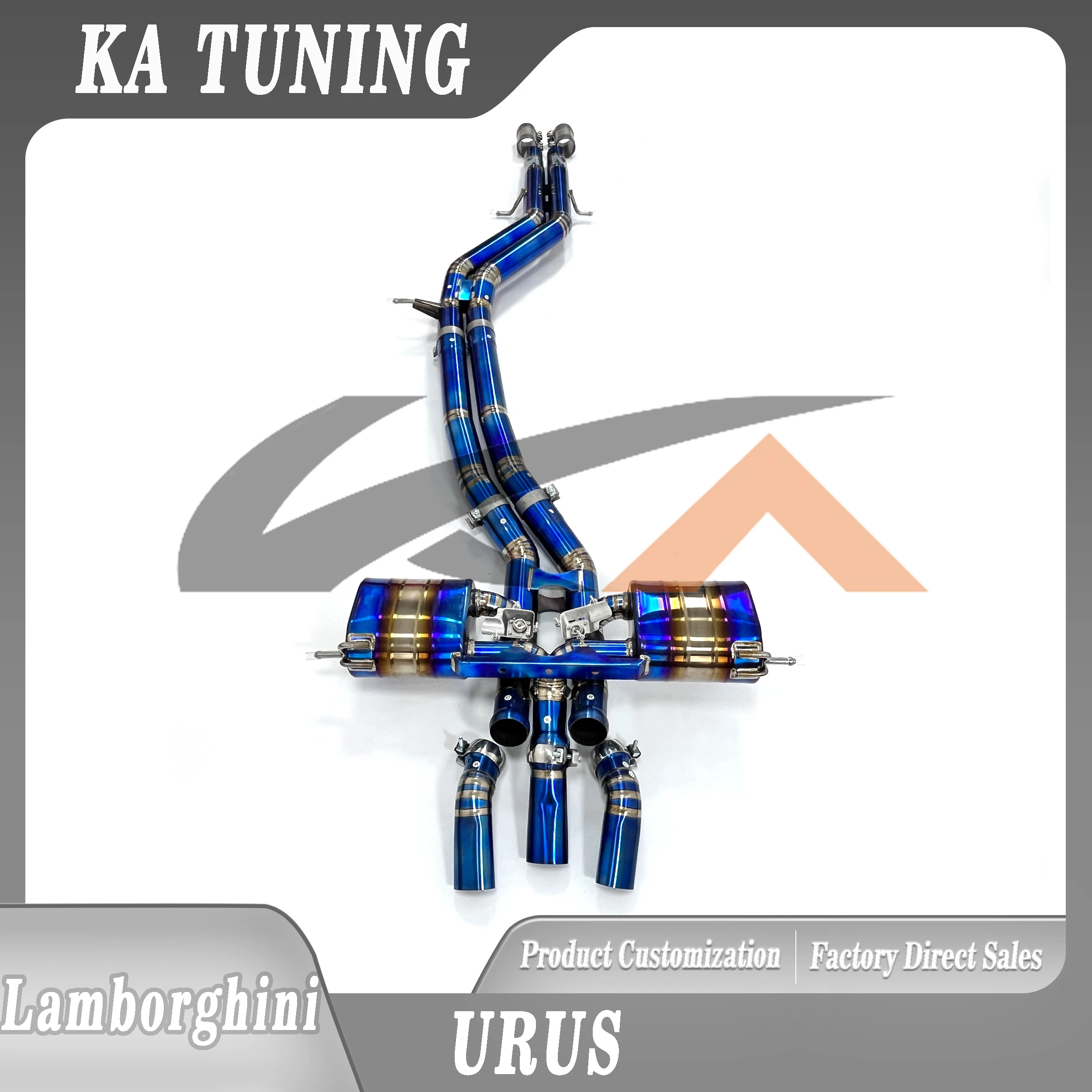 KA Tuning Titanium Catback Exhaust System for Lamborghini URUS with Muffler Valve And Tips Performance Upgrade Mansory
KA Tuning Titanium Catback Exhaust System for Lamborghini URUS with Muffler Valve And Tips Performance Upgrade Mansory