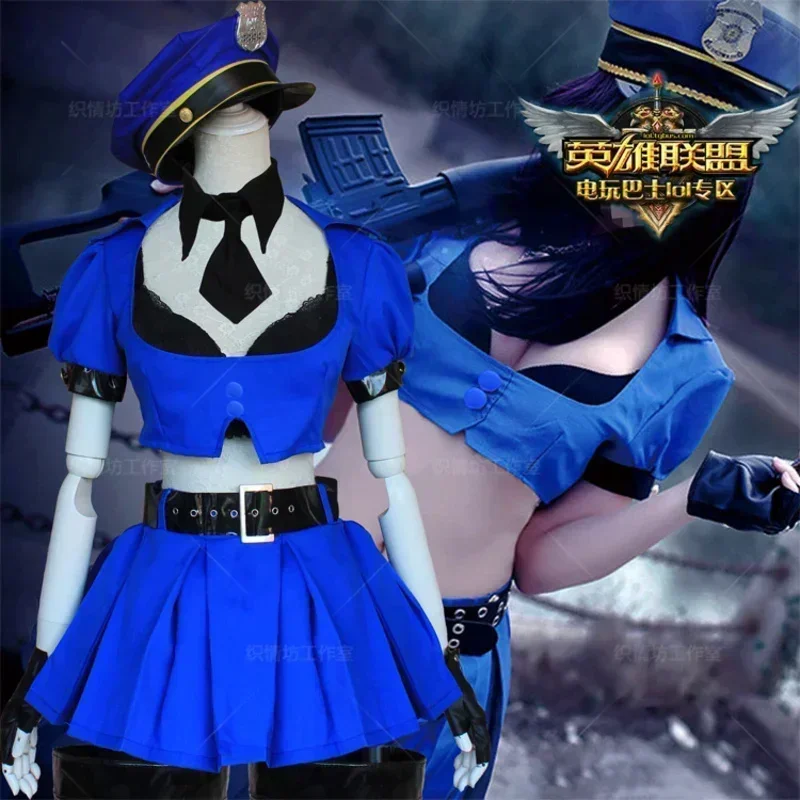LOL Cospaly Costumes Officer Caitlyn Cosplay Costume Full Set Fancy Dress Costumes For Women Caitlyn Cosplay
LOL Cospaly Costumes Officer Caitlyn Cosplay Costume Full Set Fancy Dress Costumes For Women Caitlyn Cosplay