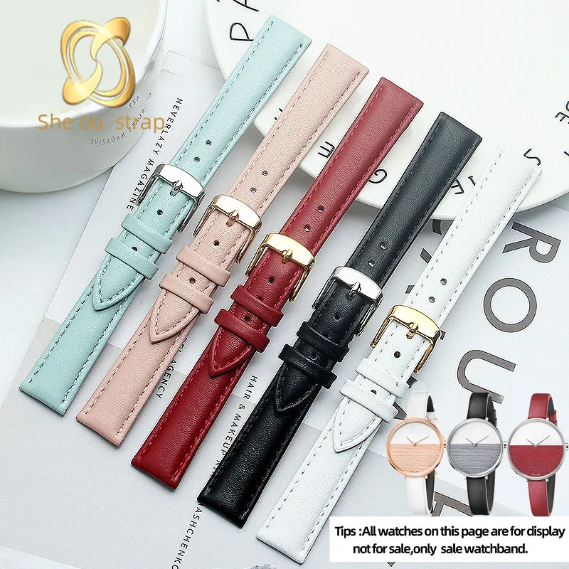 Leather Watchband For Folli Follie WF17B005 Cowhide Watch Strap 12MM14MM Women Breathe Freely Bracelet Watch
Leather Watchband For Folli Follie WF17B005 Cowhide Watch Strap 12MM14MM Women Breathe Freely Bracelet Watch