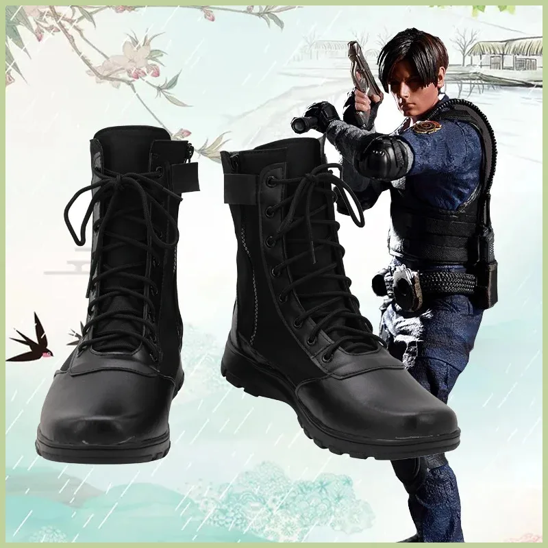 Evil Cosplay Leon Scott Kennedy Cosplay Shoes PU Boots Halloween Cosplay Shoes For Adult Men Women
Evil Cosplay Leon Scott Kennedy Cosplay Shoes PU Boots Halloween Cosplay Shoes For Adult Men Women