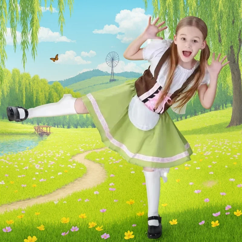 German Oktoberfest Enfant Beer Maid Costume Birthday Party Bavaria Heidi Beer Niñas Waitress Cosplay Dress
German Oktoberfest Enfant Beer Maid Costume Birthday Party Bavaria Heidi Beer Niñas Waitress Cosplay Dress
