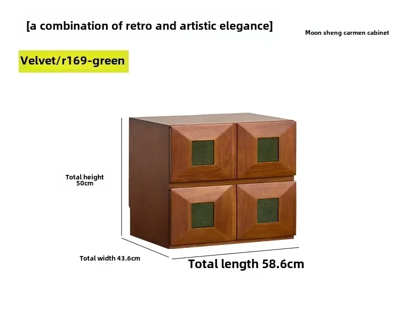 Medieval solid wood chest module combination cabinet multi-functional household storage bedside table
Medieval solid wood chest module combination cabinet multi-functional household storage bedside table