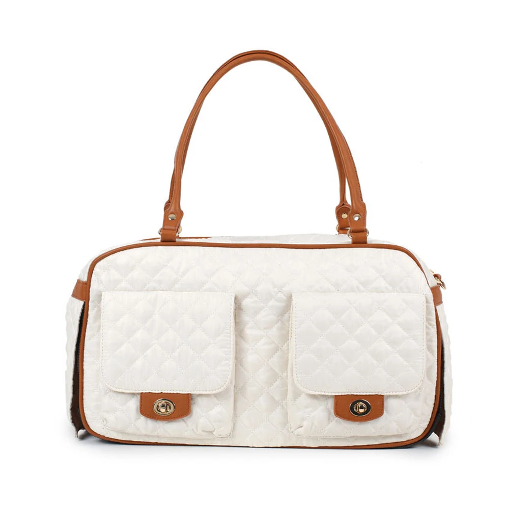 Fasion Dog Carrier Luxury Designer Diamond Quilted Waterproof Nylon Pet Carrier for Cat Small Dogs Outdoor Puppy Travel Tote Bag
Fasion Dog Carrier Luxury Designer Diamond Quilted Waterproof Nylon Pet Carrier for Cat Small Dogs Outdoor Puppy Travel Tote Bag