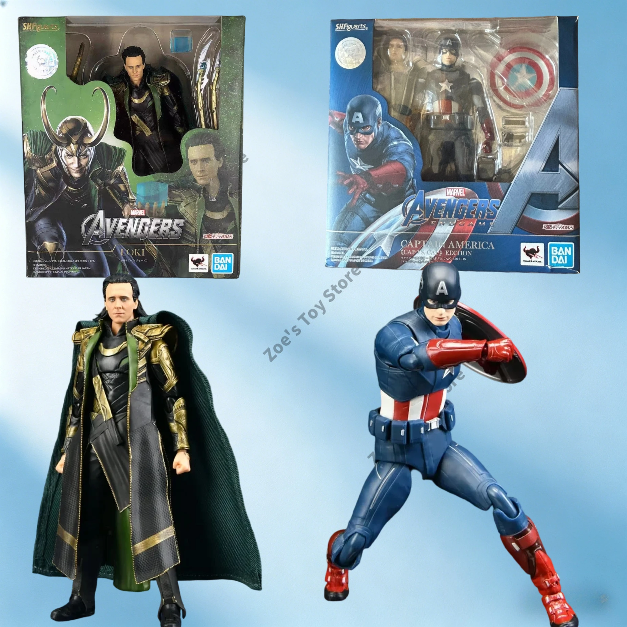 Bandai Original Model Kit S.H.Figuarts Avengers 4 Captain Loki 150mm American Anime Action Figure Series Boys Toy
Bandai Original Model Kit S.H.Figuarts Avengers 4 Captain Loki 150mm American Anime Action Figure Series Boys Toy