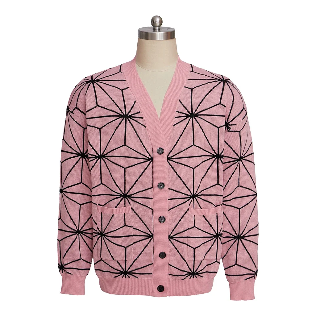 Камадо Незуко Косплей Костюм Унисекс Вязаный Свитер Теплый Кардиган Свитер с V-образным Вырезом Куртка Хэллоуин Костюм Новогодний Свитер Y2k
Камадо Незуко Косплей Костюм Унисекс Вязаный Свитер Теплый Кардиган Свитер с V-образным Вырезом Куртка Хэллоуин Костюм Новогодний Свитер Y2k