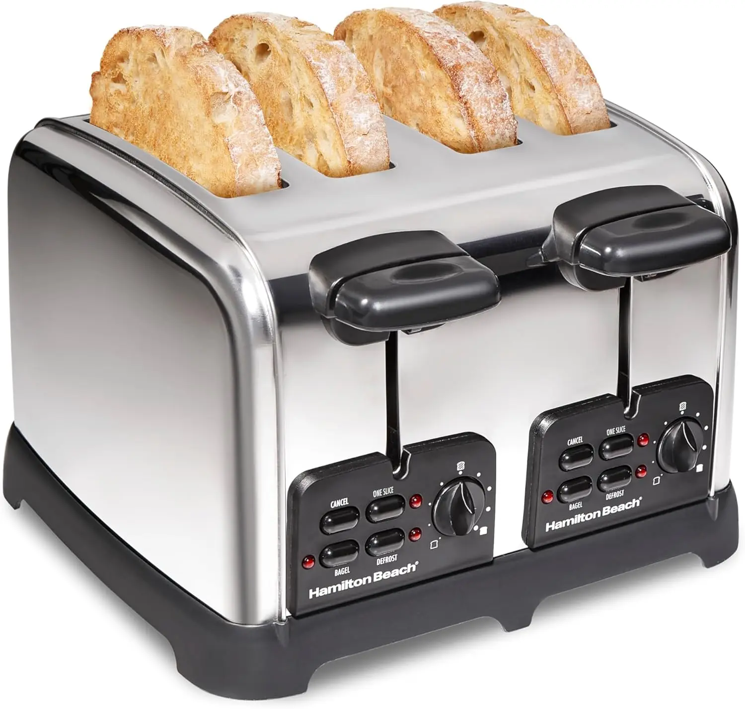 24782 Retro Toaster with Wide Slots, Sure-Toast echnology, Bagel & Defrost Settings, Auto Boost to Lift Smaller Breads, 4
24782 Retro Toaster with Wide Slots, Sure-Toast echnology, Bagel & Defrost Settings, Auto Boost to Lift Smaller Breads, 4