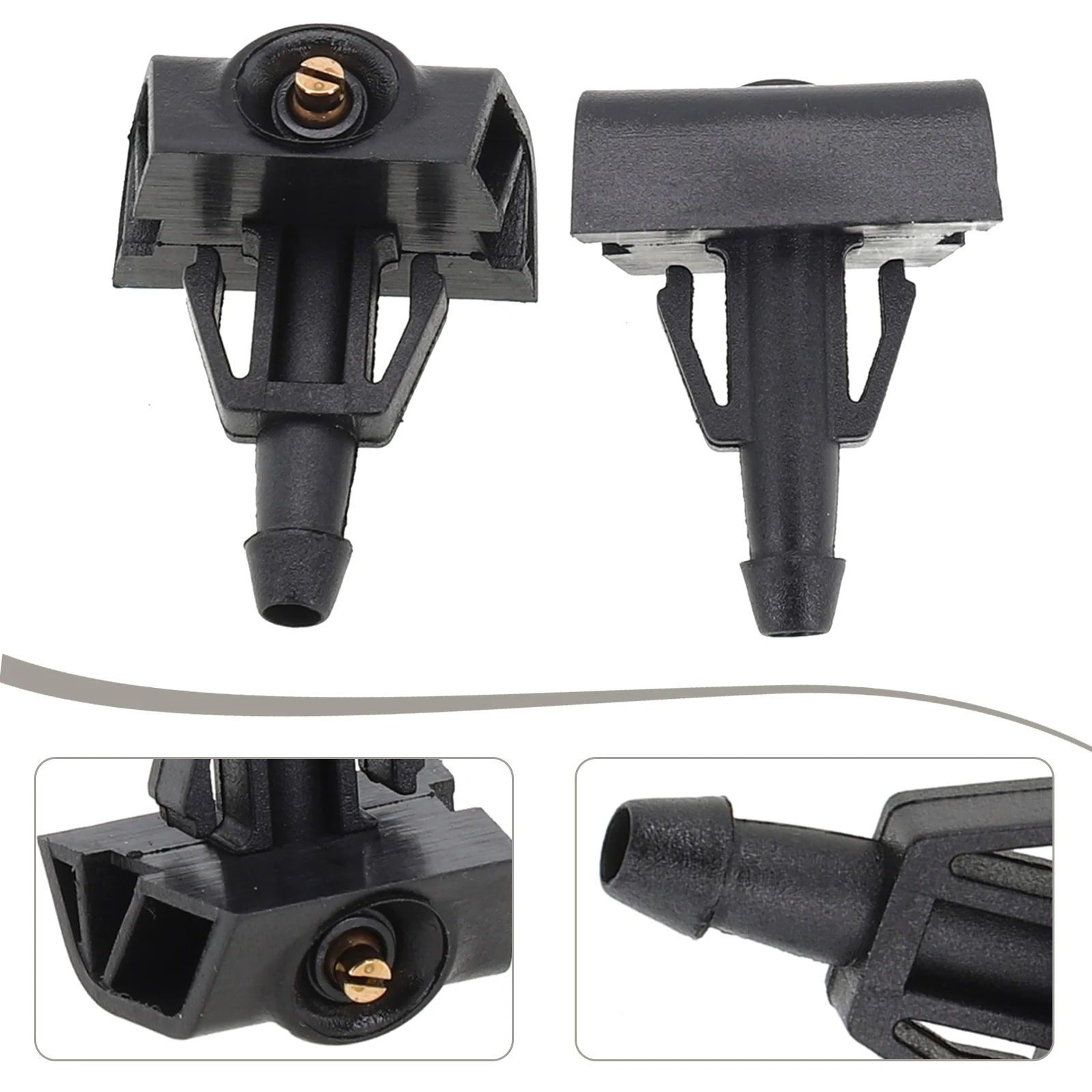 2Pcs Windscreen Washer Jet Nozzle 28932BA61A For Nissan For JUKE F15 2015-2018 Black Windscreen Washer Jet Nozzle
2Pcs Windscreen Washer Jet Nozzle 28932BA61A For Nissan For JUKE F15 2015-2018 Black Windscreen Washer Jet Nozzle